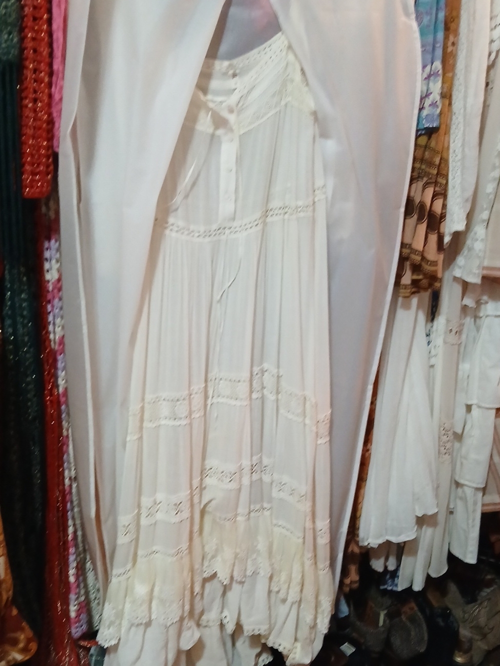 Spell Original White Praire Sundress - Picture 2 of 5